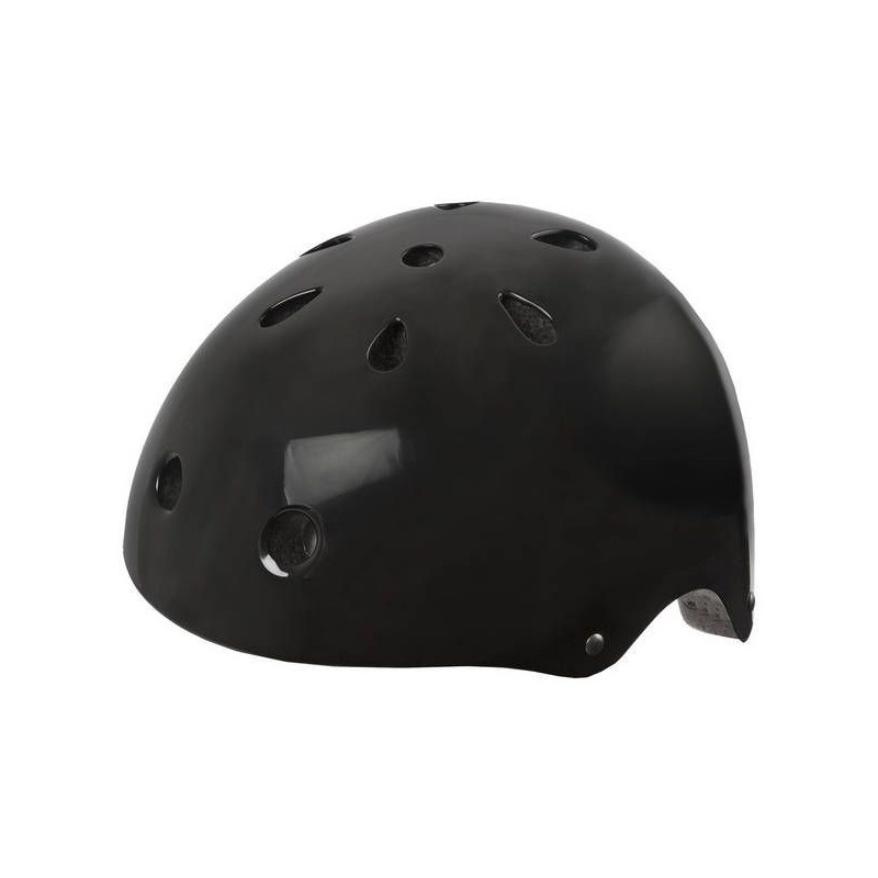 Ventura Cykelhjelm Skater Model Blank Sort : Hjelm Størrelse - M / 54-58 cm