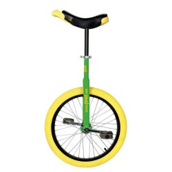 20" QU-AX Ethjulet Cykel Luksus Grøn/Gul