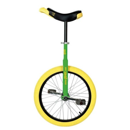 20" QU-AX Ethjulet Cykel Luksus Grøn/Gul