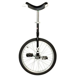20" QU-AX Ethjulet Cykel Sort - Bestseller!