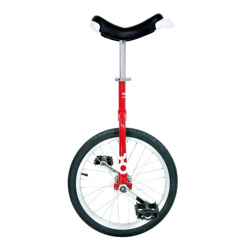 20" QU-AX Ethjulet Cykel Rød