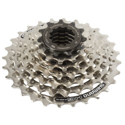 7 Speed Shimano Kassette 11-28 Tænder Sølv